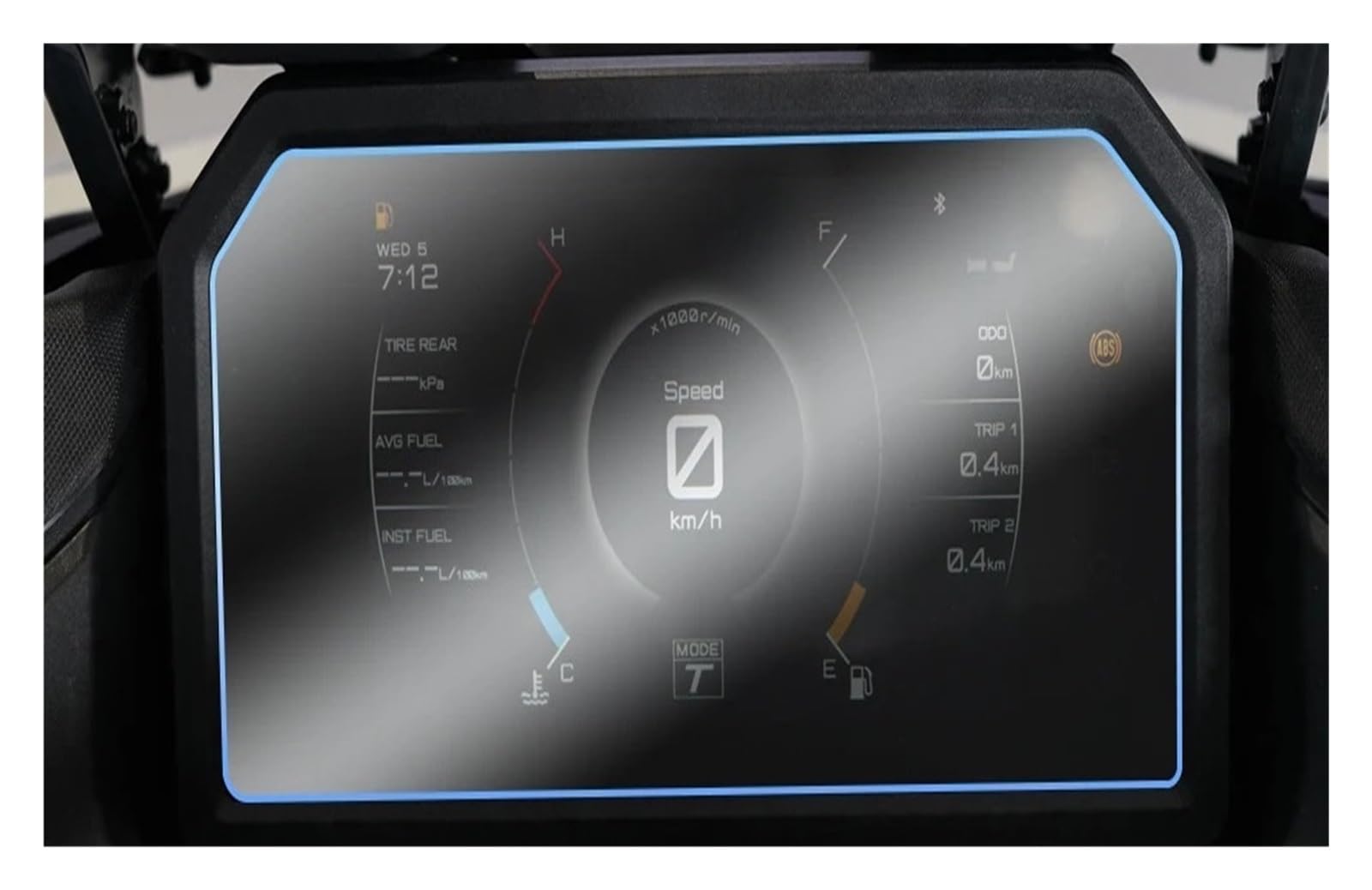 Displayschutzfolie Für YAM& Tech Max Armaturenbrett-Cluster-Schutzfolie
