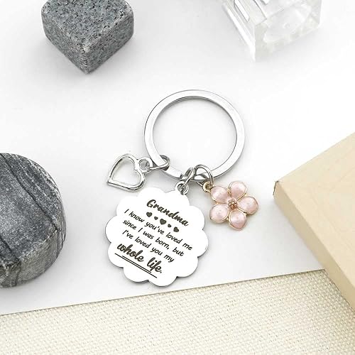 Miniatura 3 de IFFMU Regalos para el día de la madre para abuela de nieta, nieto, abuela, regalos de cumpleaños, llavero