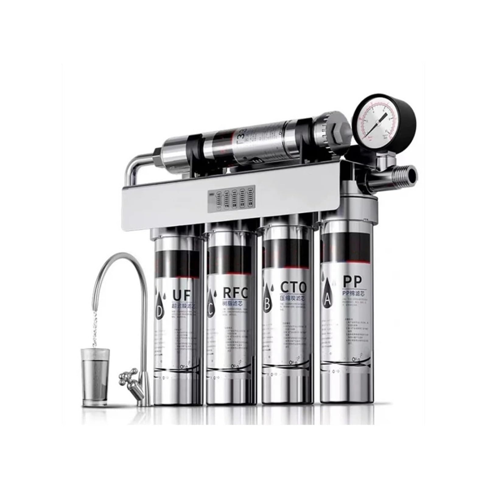 5-stufiger Ultrafiltrations-Wasserreiniger for den Haushalt, direkter Trinkwasserreiniger, TapWater-Filter, behält Mineralwasser