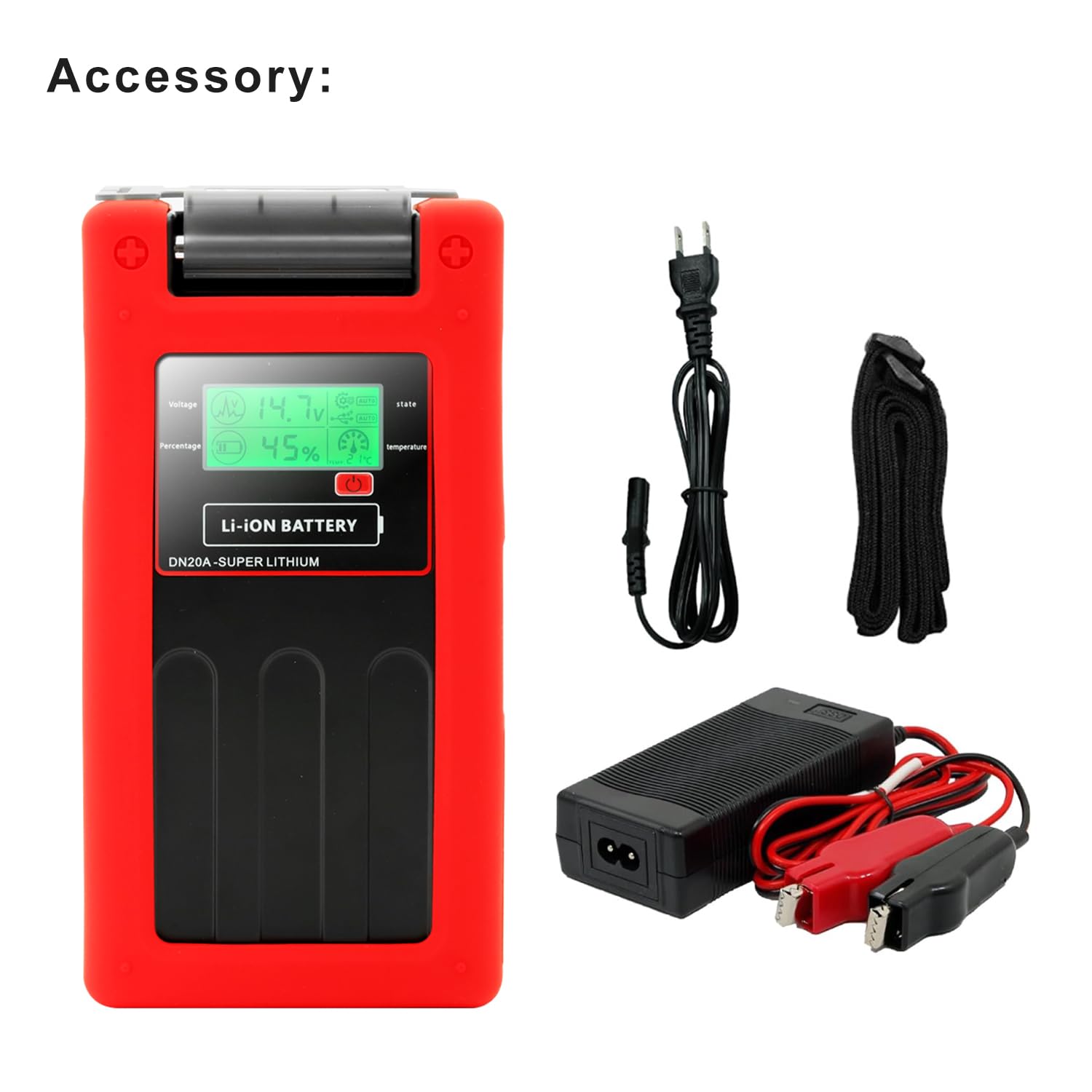 Elektrischer Angelrollen-Akku, 14,8 V, 296 Wh. Kompatibel mit Daiwa &  Shimano elektrischen Angelrollen. (mit zwei USB-Anschlssen und Gurt)  (20.000 mAh) : Amazon.de: Sport & Freizeit