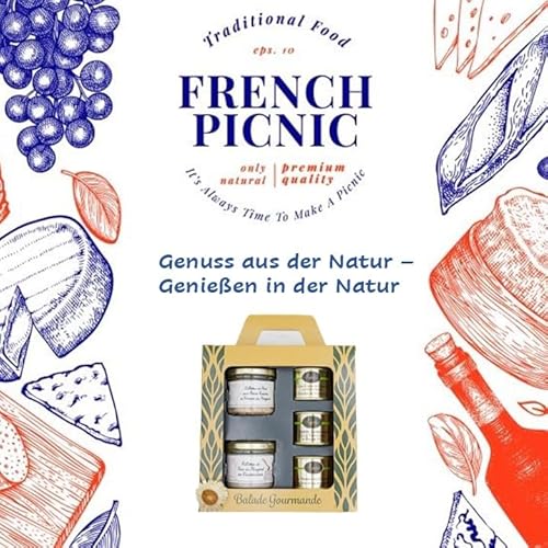 La Balade des Epicuriens – Das Picknick für Feinschmecker: Exquisite Französische Gourmet-Kollektion Erleben Sie den unvergleichlichen Geschmack der französischen Küche mit unserer Kollektion