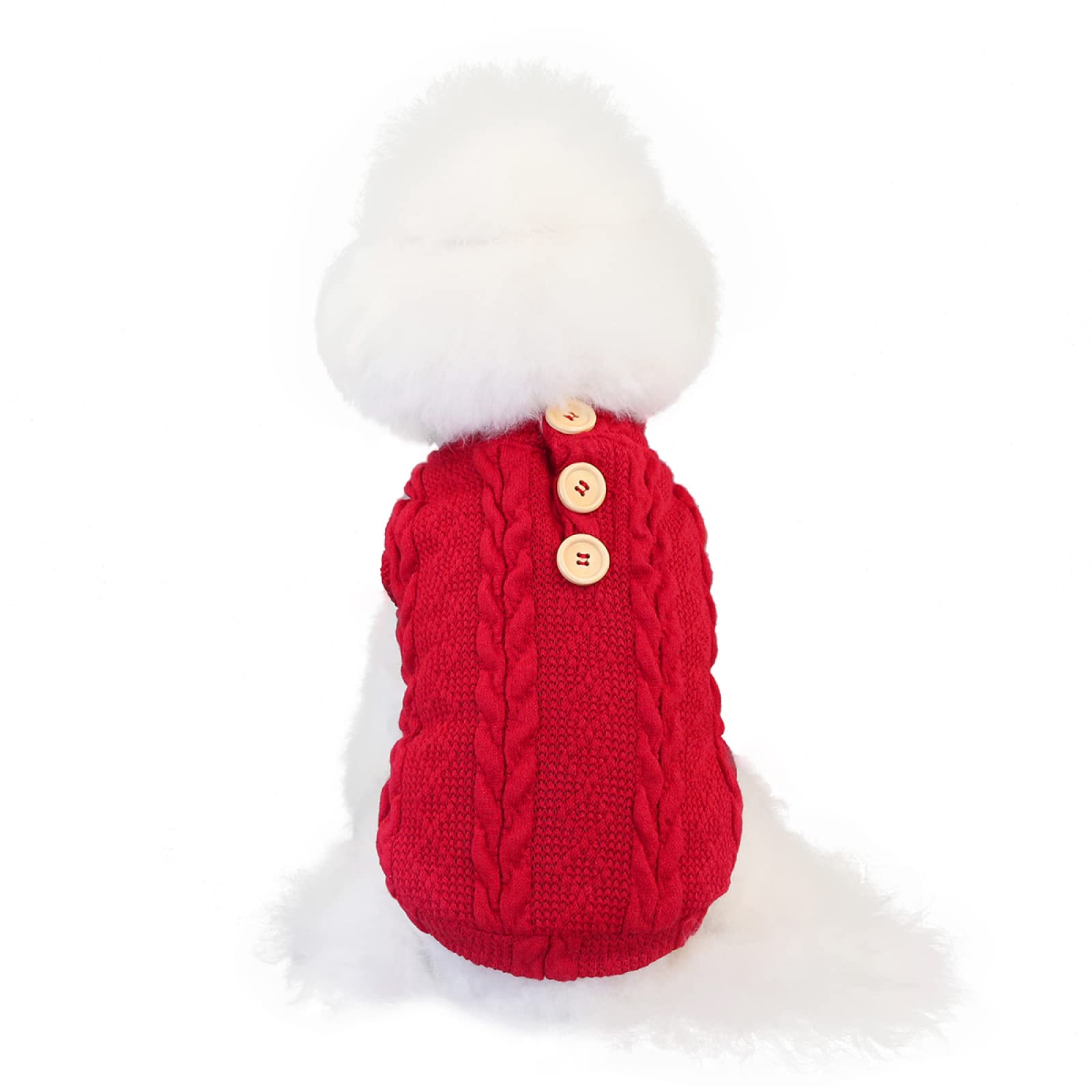 Manteau de Noël pour chien et chat gilet en coton chaud d'hiver