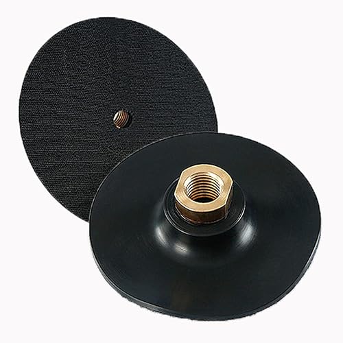 Miniatura 10 de Almohadillas de respaldo de gancho y bucle, almohadilla de respaldo de gancho y bucle de 4 pulgadas para amoladora (2 piezas - 4 pulgadas - Arbor 58