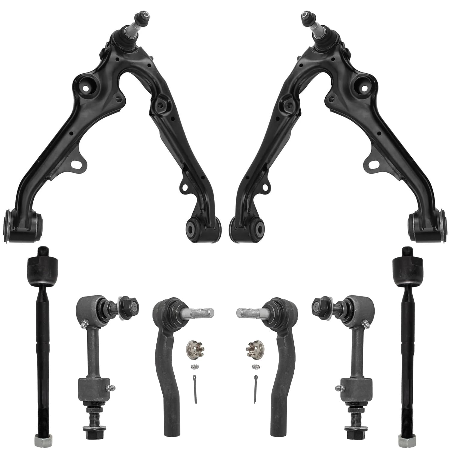 Detroit Axle - 8pc Front Suspension Kit for 19-24 Chevrolet Silverado 1500
