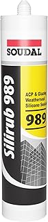 Soudal Silirub 989 ACP & Glazing Weatherseal Silicone Sealant (GREY, 405 G)-picture-15
