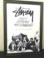 ステューシーポスター 楽天市場】ステューシー ポスター STUSSY 90s VINTAGE POSTER D