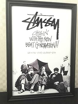【額縁付き】 Stussy（ステューシー） 大阪/福岡オープン記念A2 ポスター 額縁付き】 Stussy（ステューシー） 大阪/福岡オープン記念A2