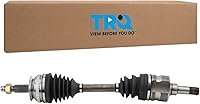 Vista 77 de TRQ Conjunto de eje CV delantero del lado del conductor o del pasajero Compatible con Subaru Crosstrek 2016-2017 2014-2015 XV Crosstrek