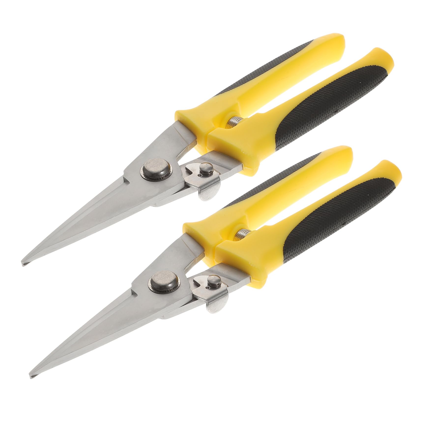 HOUDERCO Stainless Steel Metal Shears Heavy Duty Wire Cutters Auto Spring Wire Crimpers