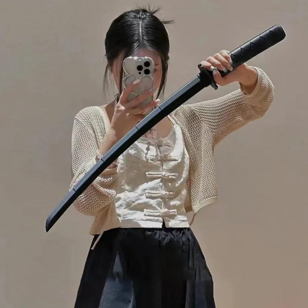 Folding Samurai Katana Toy Sword – Pack of 2 | Ninja Anime Sword Toy for Kids | Retractable Blade for Cosplay, Fancy Dress, Role Play & Halloween - Image 2 thumbnail