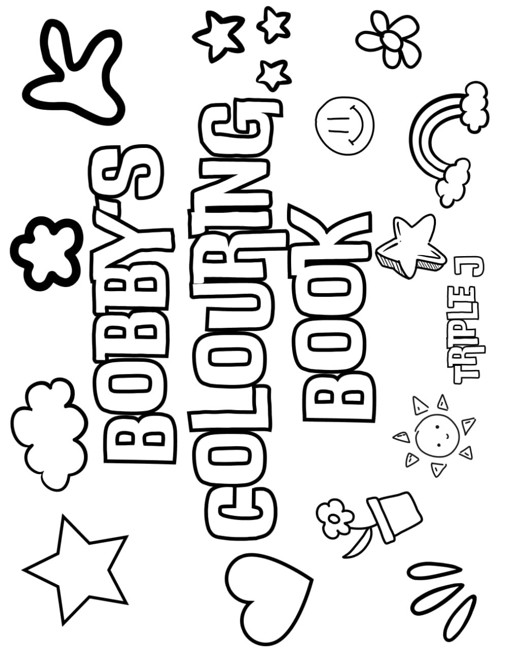 Bobby's Colour Book: Personalised with Your Name on Every Page