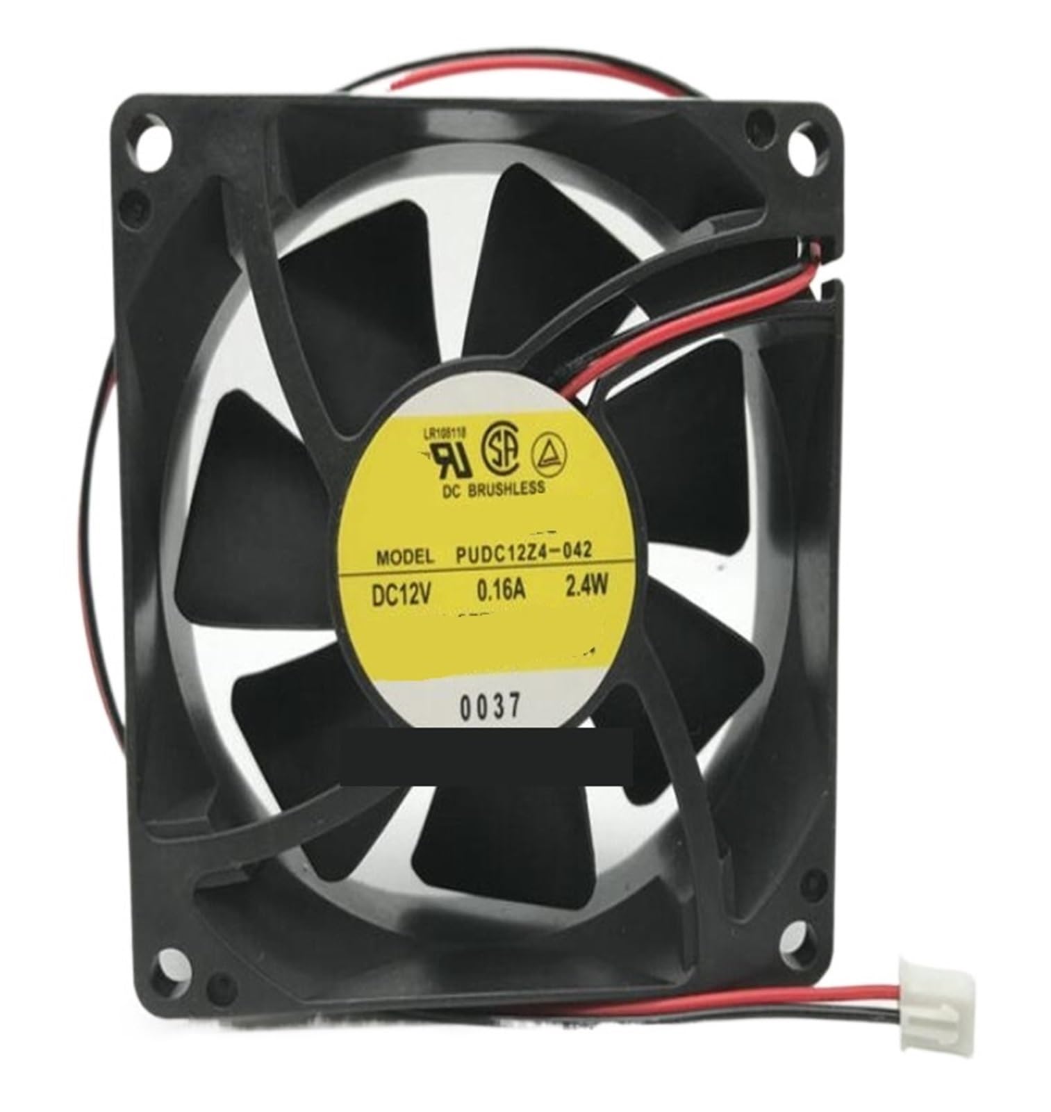 LZIKKGKI Pudc12z4-042 12v 0.16a 2.4w 8025 two-wire cooling fan