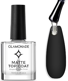 Matte Top Coat Nail Polish: Clear Quick Dry Nail Polish Fast Air Drying ...
