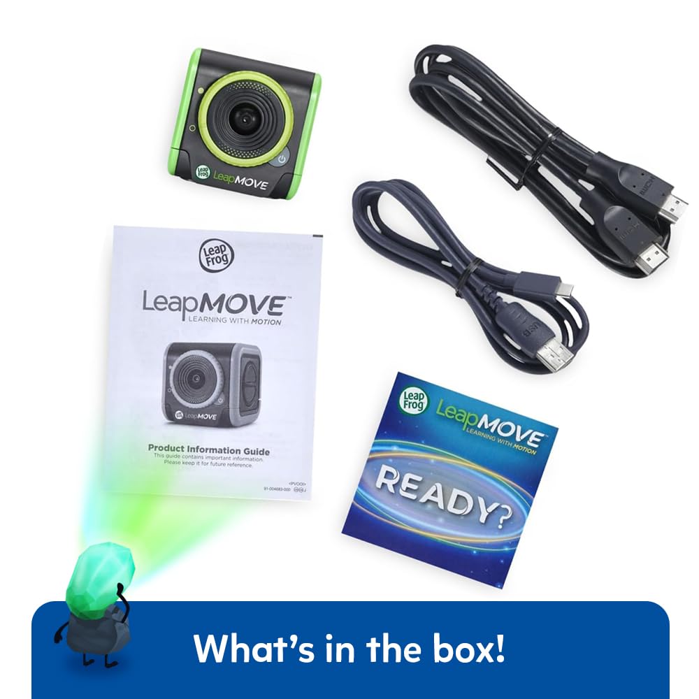 Leapfrog LeapMove 25 Console di Gioco precaricata, per apprendimento e apprendimento, Console di Giochi educativi per età dai 4 ai 7 Anni, Versione Inglese