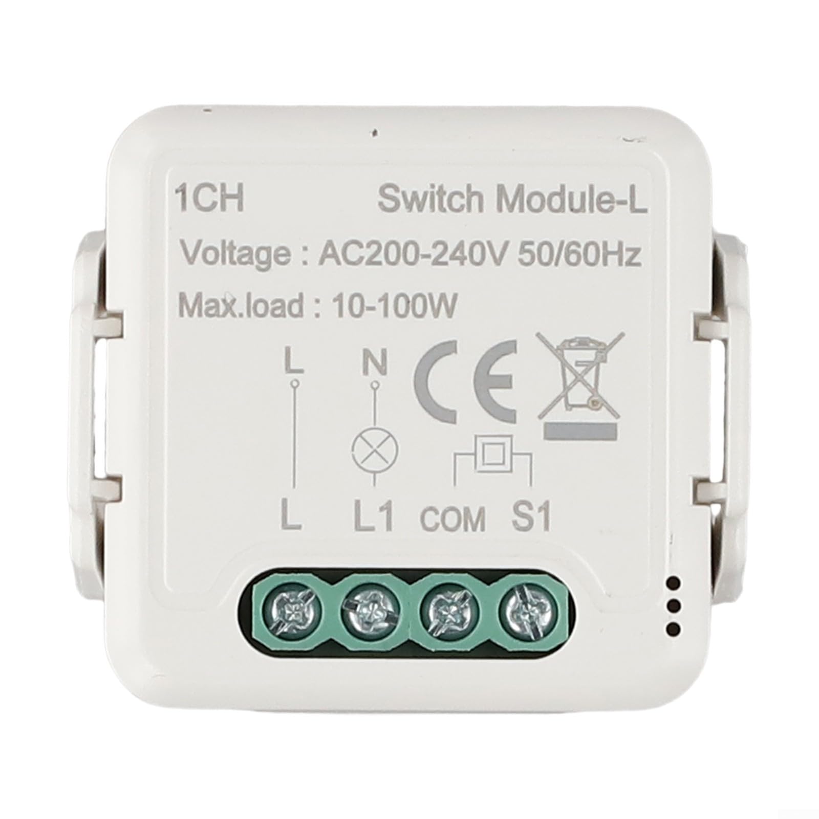 Módulo de relé de interruptor inteligente WiFi, interruptores de luz inteligentes, electrodomésticos, interruptores de luz de bricolaje con control de voz para aplicación (D)