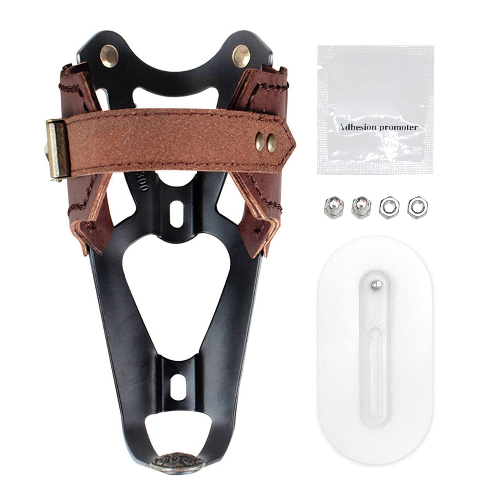Porte-Bouteille en Cuir,Pochette pour Bouteille d'eau en PU avec Sangles réglables - Pochette Porte-Ceinture Portable, Porte-Bouteille d'eau pour la Chasse, la Marche, la Course