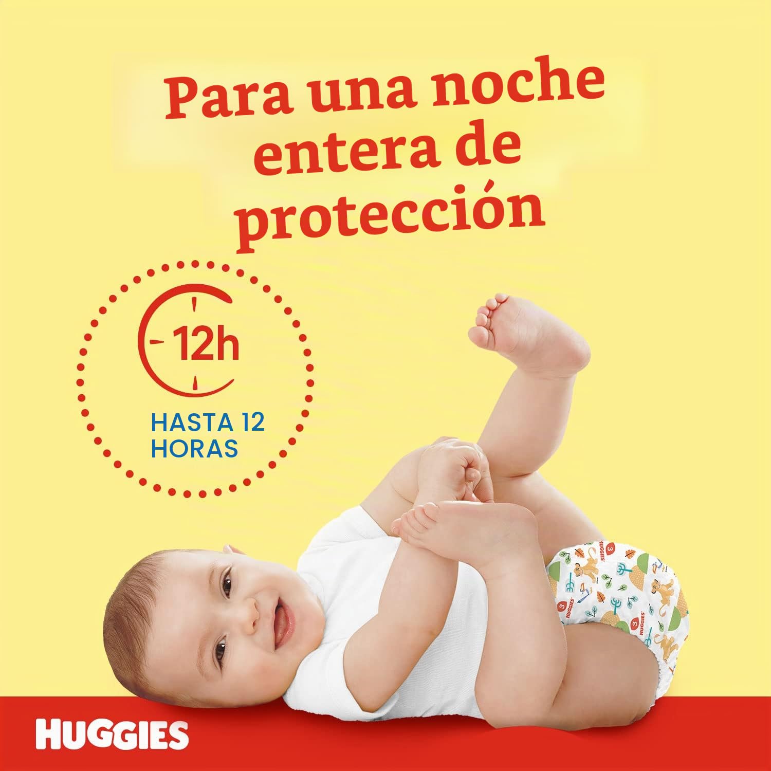Huggies Unistar Pañales, Talla 4 (7-14 kg), Paquete de 128 pañales (Básico)