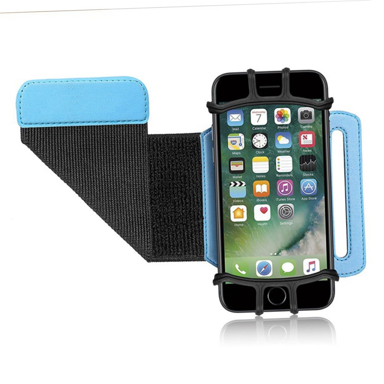 OSALADI 2piezas Brazalete Soporte para Teléfono con Rotación Montaje Rápido Compatible con Running y Ejercicio Acceso Completo Botones Color Aleatorio