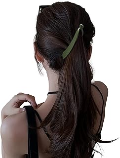 مشبك شعر بلون مطفي على شكل موزة للشعر الخفيف والناعم لتثبيت تسريحة كعكة ذيل الحصان، مشبك على شكل فك للشعر واكسسوارات لتصفيف الشعر للنساء والبنات، قطعة واحدة، نمط (B)