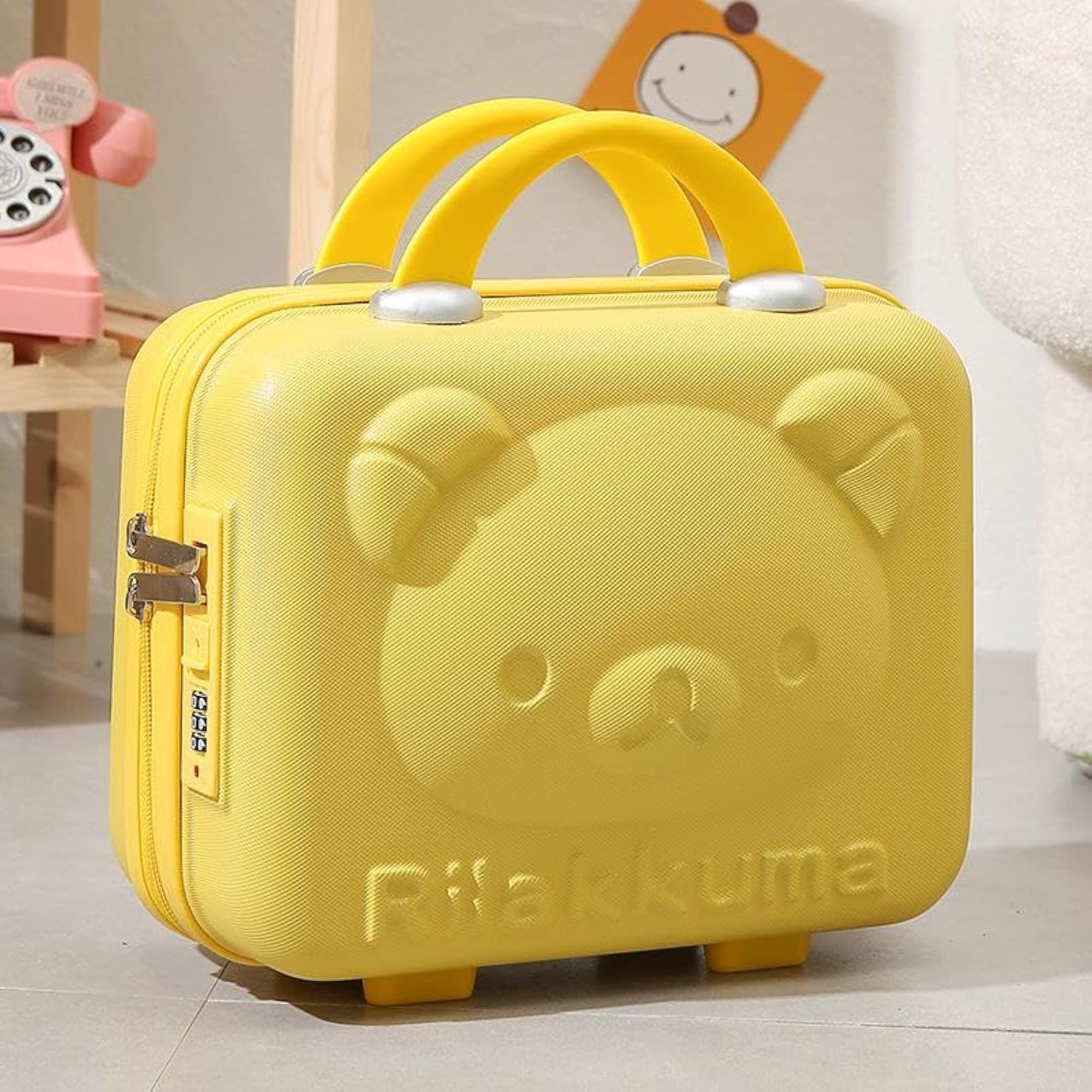 14 inch Makeup Train Case Small Hard Case Toiletry Bag