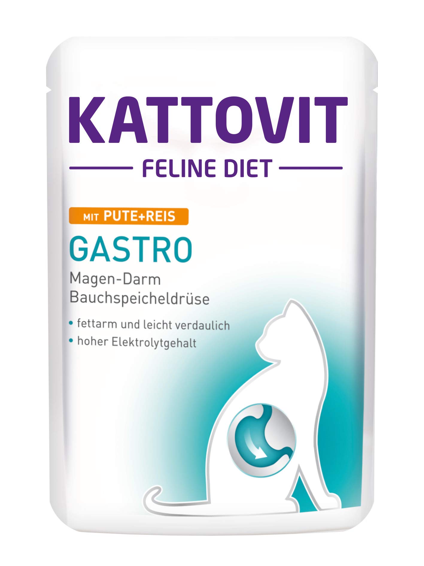 Kattovit Gastro tacchino + riso 24 x 85 g