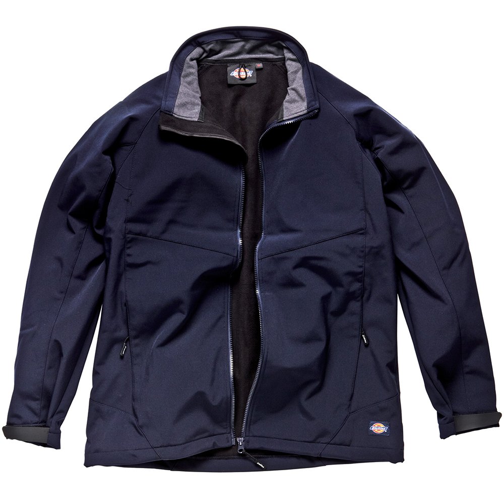 Dickies Men's Blue - Outerwear For Softshell Jacket, Waterproof, Navy Xl