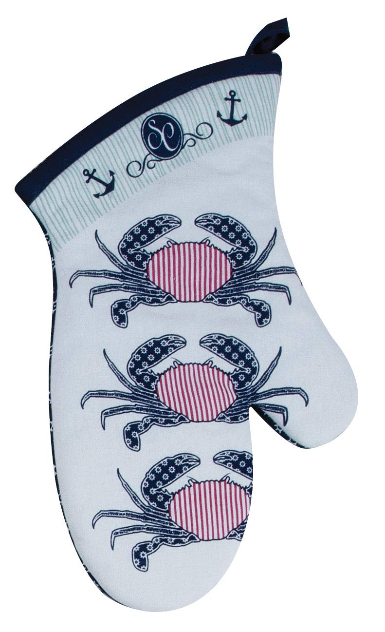 Kay Dee Designs Southern Couture Crabs Oven Mitt, 13