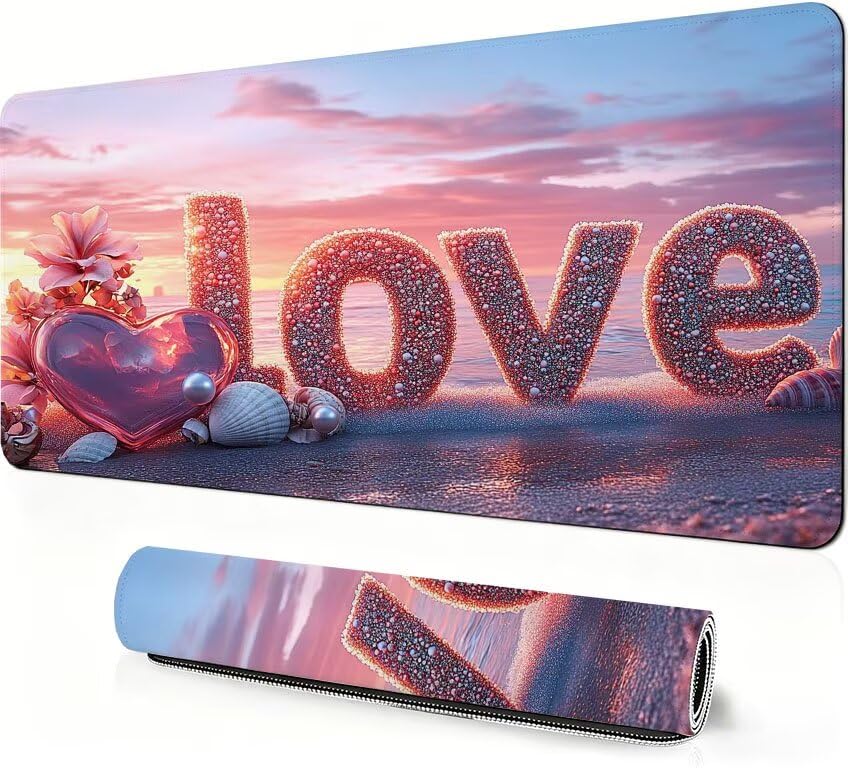 Podkładka pod mysz do gier MerFantazyjna podkładka pod mysz XXL 1400 x 600 x 3 mm Poprawa precyzji i szybkości, podkładka pod mysz do gier antypoślizgowa gumowa podstawa, do dekoracji Burea DZ-135