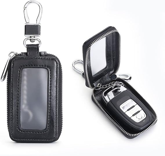 Universal Premium Car Key Fob Case Genuine Leather Car