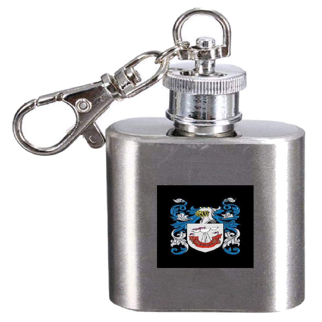 Flasque avec blason Renny de 28,3 ml petite fiole héraldique de prestige
