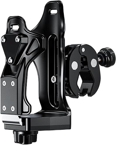 JINKEY Portavasos mejorado para motocicleta, soporte para botella de agua para bicicleta con soporte de montaje ajustable, rotación de 360,