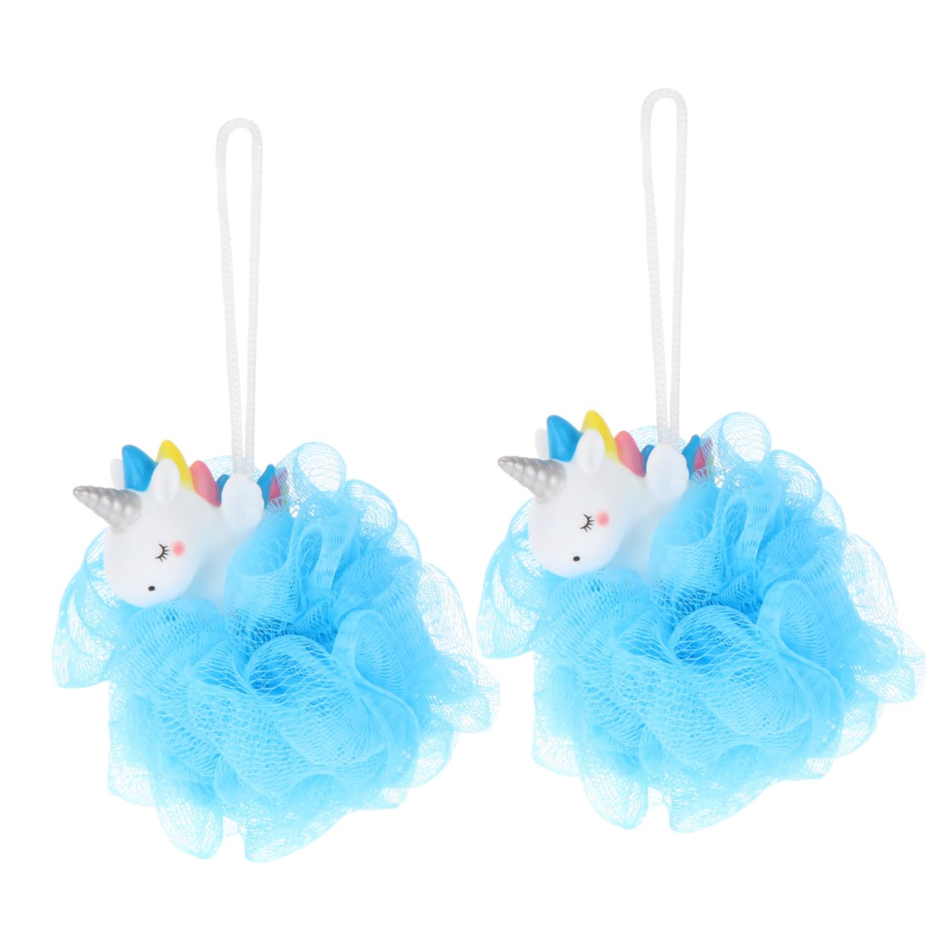 POPETPOP 6 Piezas Bola De Baño Unicornio Animales Esponja Vegetal Niños Depuradores Corporales Para Usar En La Ducha Esponja De Malla De Polivinilo Cuerpo Perder Bola De Burbujas