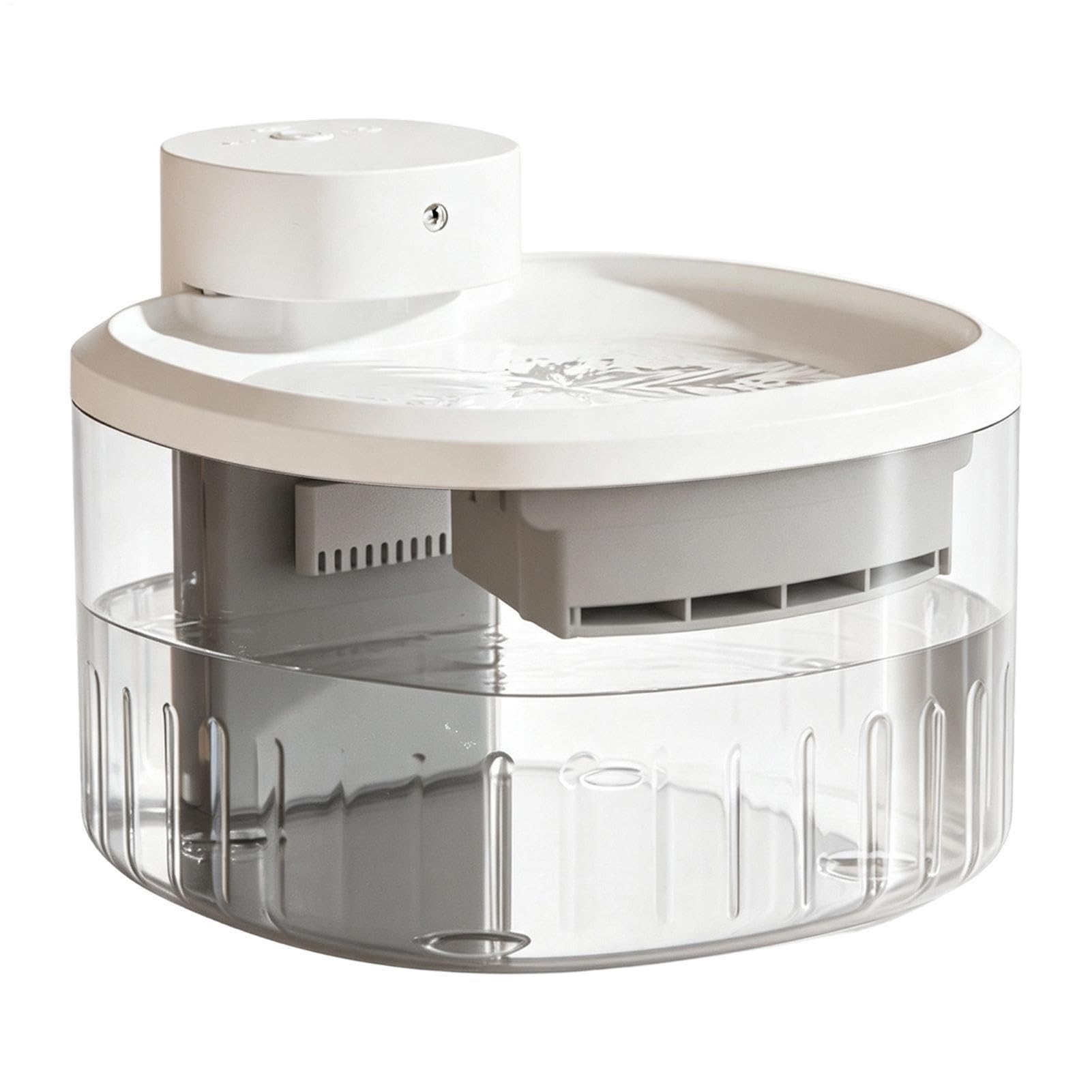 Fuente de agua para gatos, 9 filtros de repuesto, dispensador silencioso | Dispensador de agua para gatos para razas pequeñas, medianas y grandes, sala de estar, patio, dormitorio, balcón y garaje