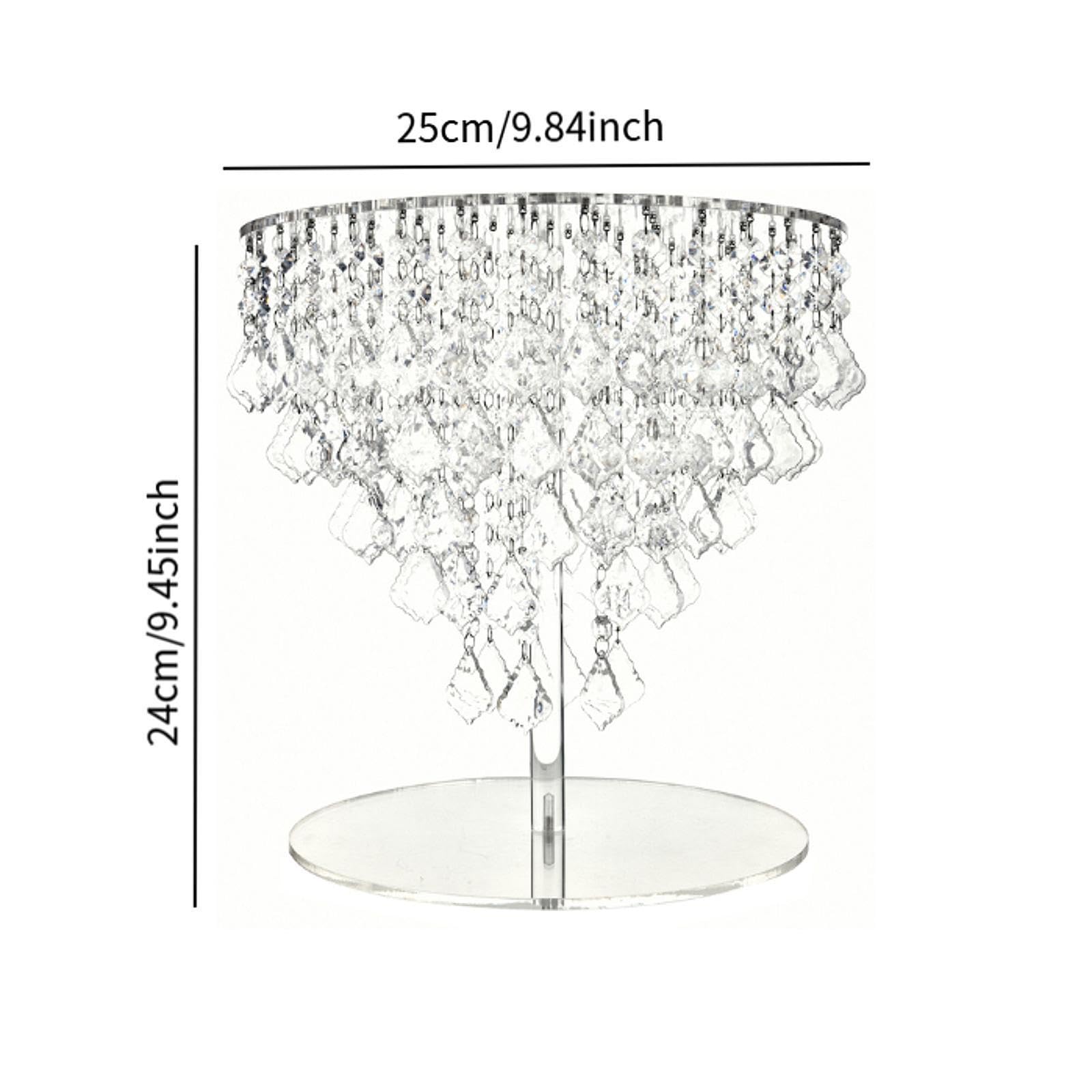 Soporte para Pasteles, Estante para Postres, Expositor de Pasteles, Bandeja para Servir Sencilla para Fiestas, Lámpara de para Cupcakes, Soporte, 25 Cm X 24 Cm