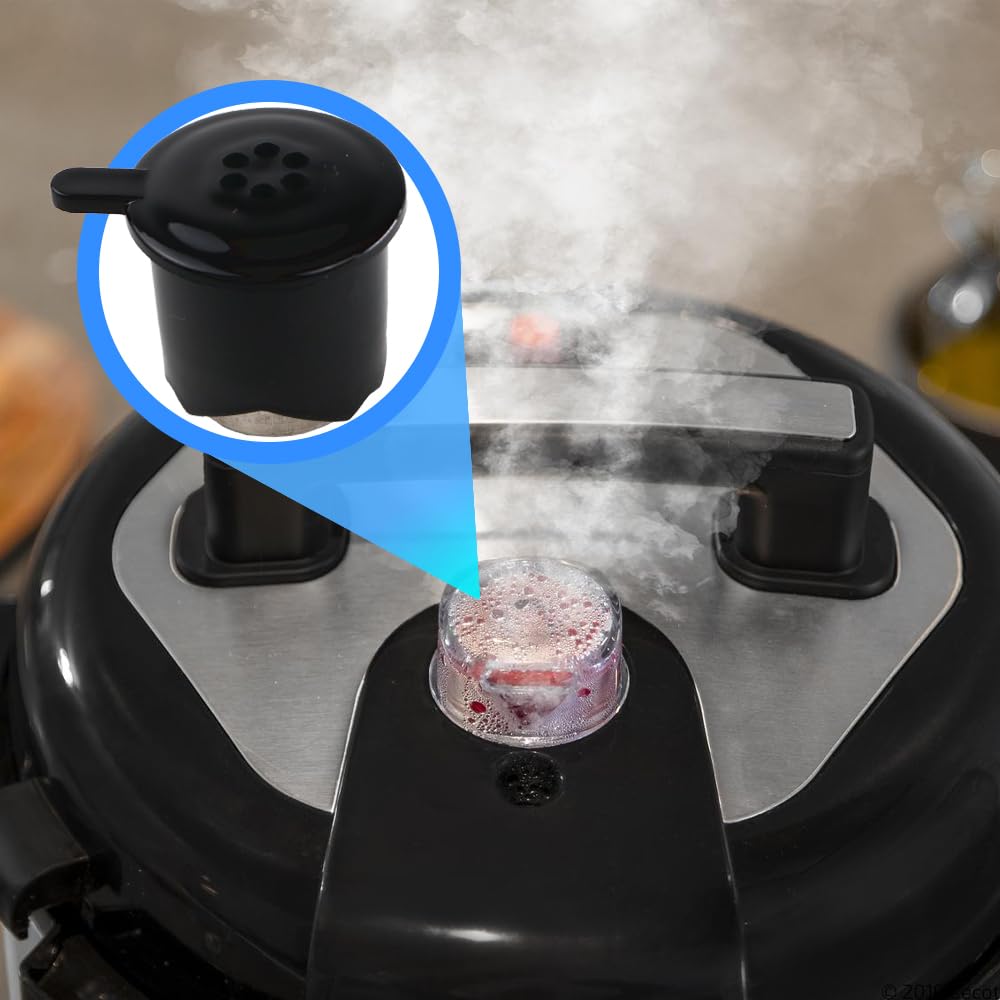 Soupape D'autocuiseur GM à Contrepoids De Rechange Pour Autocuiseurs électriques Compatible Avec GM, Erika, Cocichef, Diamante | Couleur Noire | Acier Inoxydable