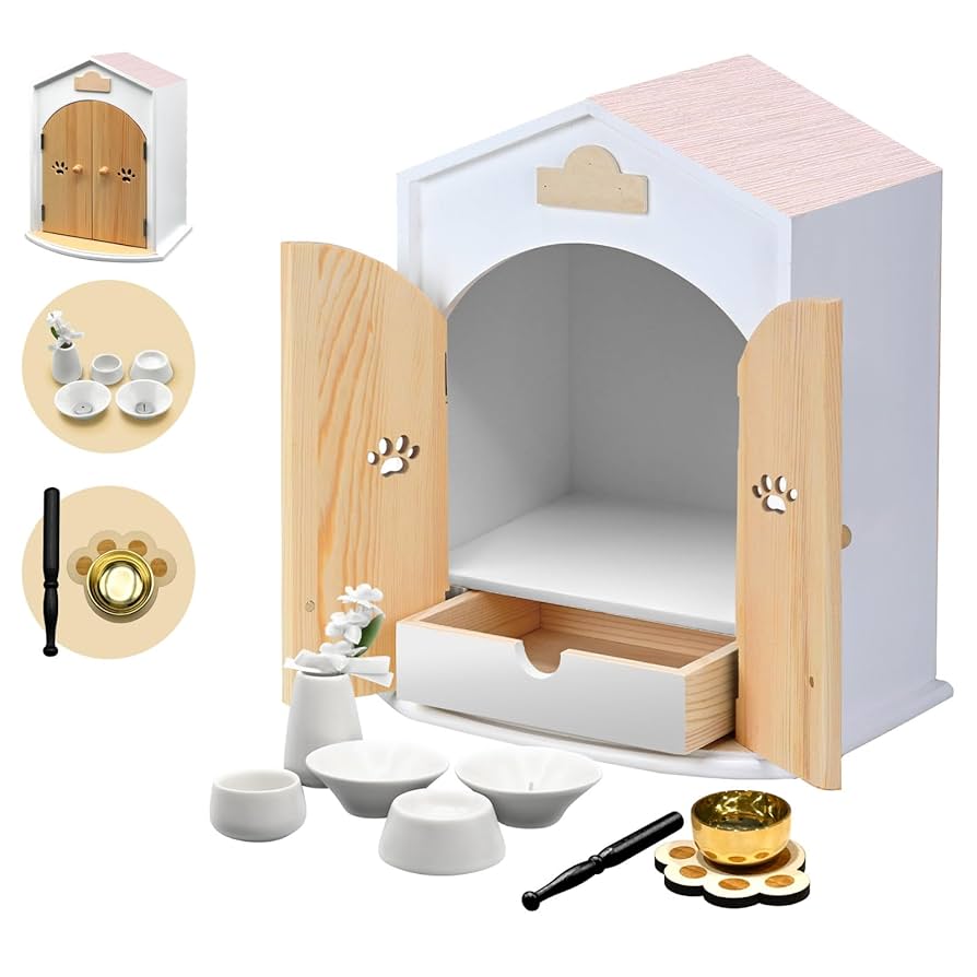 ペット仏壇　小さい仏壇　お庭付き　犬猫うさぎ他仏壇　お手元供養　骨壷収納 ペット仏壇 小さい仏壇 お庭付き 犬猫うさぎ他仏壇 お手元供養