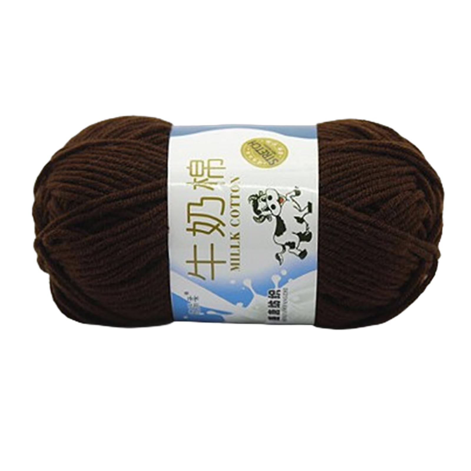 Tsophreniq Hand Knitting Yarn Milk Cotton Yarn Soft Colourful Crochet Cotton Threads Knitting Accessories for Children Colourful Crochet