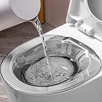 Vista 2 de DOITOOL Lavabo de baño para mujeres embarazadas Asiento de inodoro Sitz Baño Alivio de hemorroides