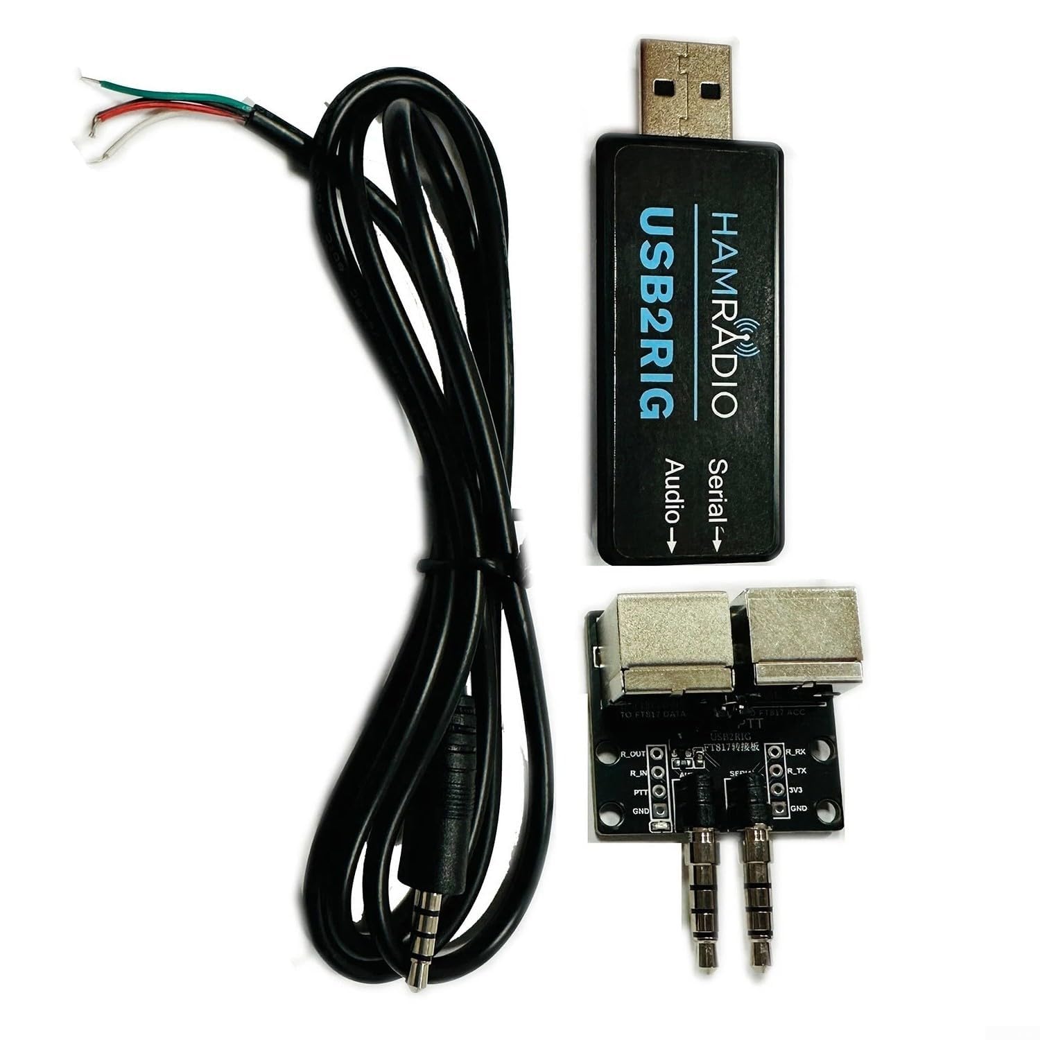 Interfaccia in modalità digitale per Yaesu FT-817 FT-818 con codec audio integrato, scheda audio USB per flDigi WSJT-X, controllo TTL/232 PTTT, riduzione del rumore per prosciutto