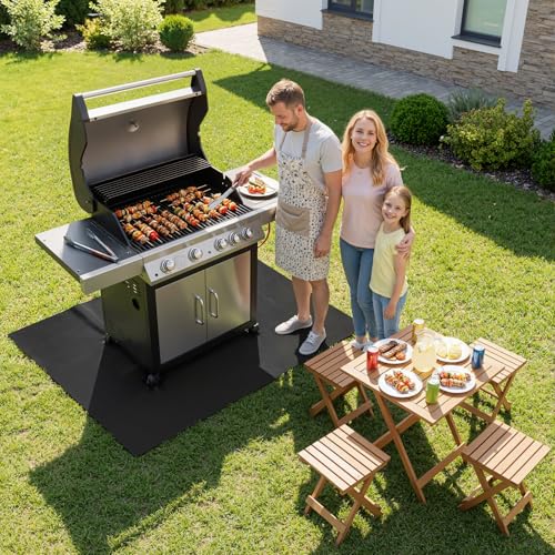 SecuCaptain Under Grill Mat for Outdoor Grill - Large 30x48 Inches Mats Double-Sided Fireproof Pad for Indoor Fireplace Fire Pit Heat Resistant Waterproof BBQ Floor Protector for Patio and Deck SecuCaptain Under Grill Mat for Outdoor Grill - Large 30x48 Inches Mats Double-Sided Fireproof Pad for Indoor Fireplace Fire Pit Heat Resistant Waterproof BBQ Floor Protector for Patio and Deck - Image 9
