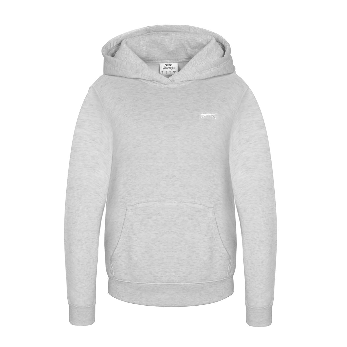 Slazenger Womens OTH Hoodie Hoody Top Ice Grey Marl XS