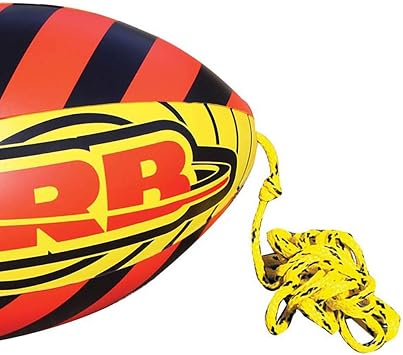 Airhead ORB Buzz Double Towable Tube Ball for Rope Lift to Reduce Water Spry, 60 ft with 4,100 lb Break Strength