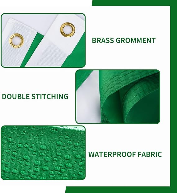 Nigeria Flag 3x5 ft 90x150 cm Nigerian National Banner 2 Brass Grommets