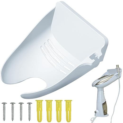 Ironing Board Hanger Wall Mount for Clothes for Conair Handheld Garment Steamer，for Laundry Rooms Storage Organizer,Garment Steamer Stand Compatible with Conair GS59X、GS59B Models (Black)