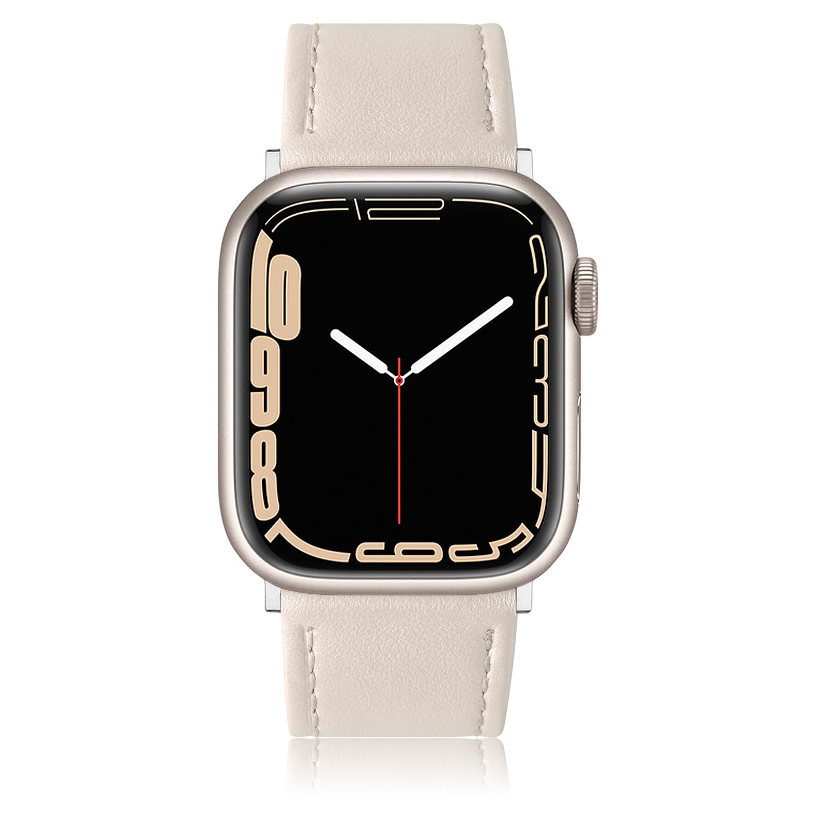 Swees Leather Band Compatible With Apple Watch Bands 45mm 42mm