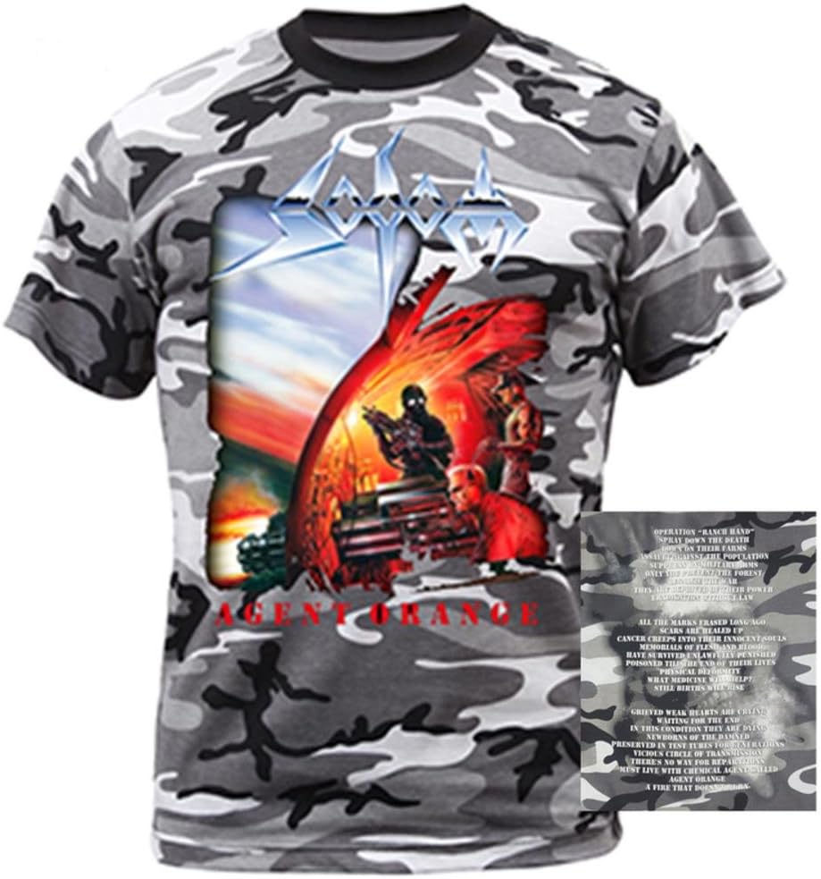 Sodom Men's Agent Orange Camo T-shirt Camouflage