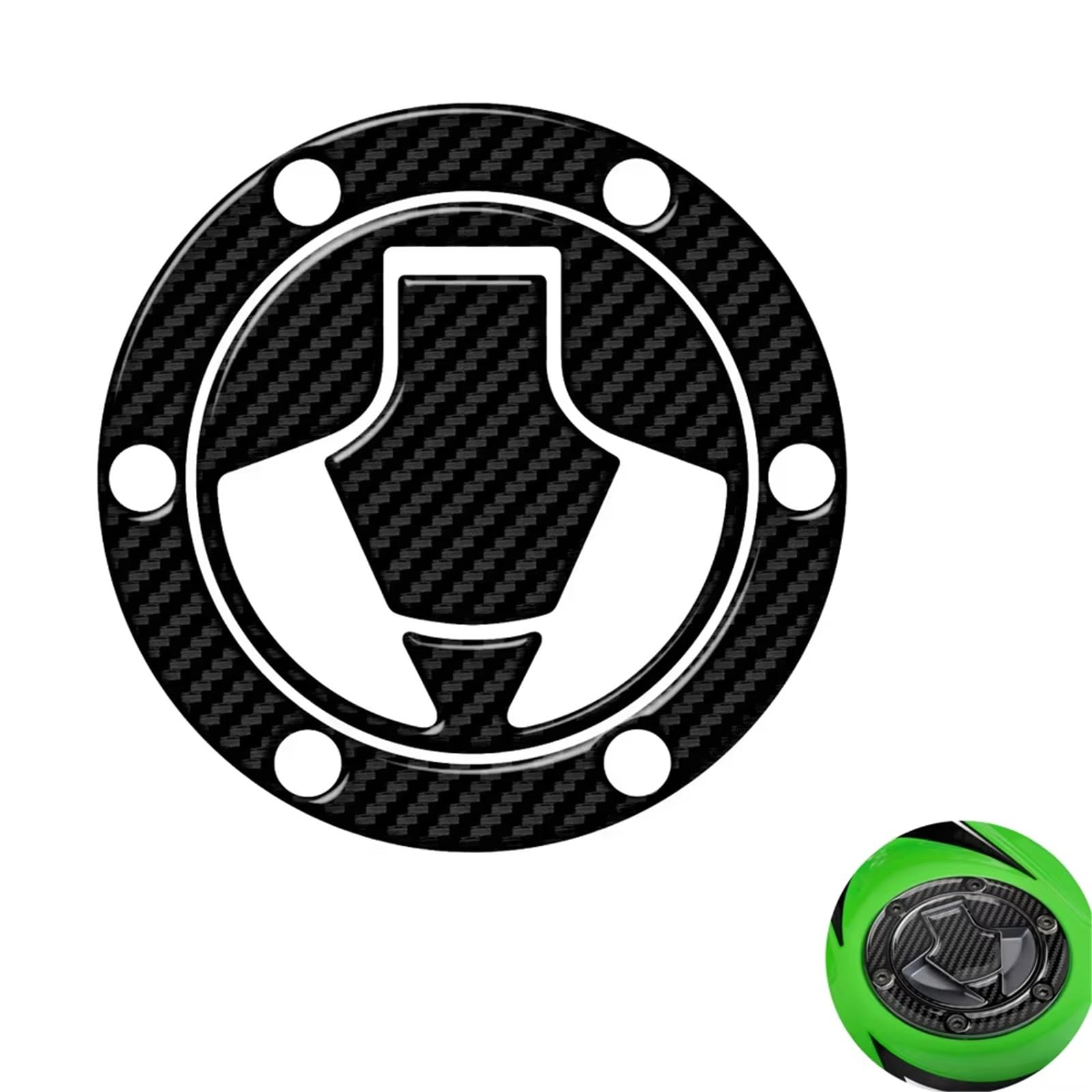 Motorrad Tank Pad Motorrad-Tankdeckel-Aufkleber Für Für ZX-25R 2018–2024 | Motorrad-Tankdeckel, Transparentes Aufkleber-Zubehör(Black)