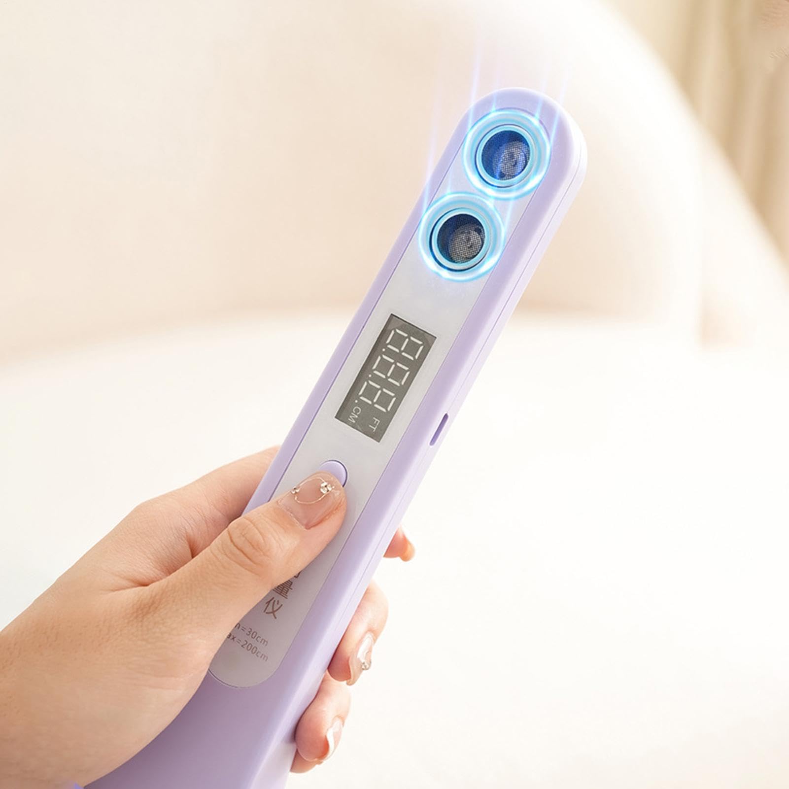 Altimètre numérique intelligent - Stadiomètre de hauteur corporelle - Appareil de mesure numérique à ultrasons portable - Échelle de mesure de la hauteur intelligente précise pour , adultes et