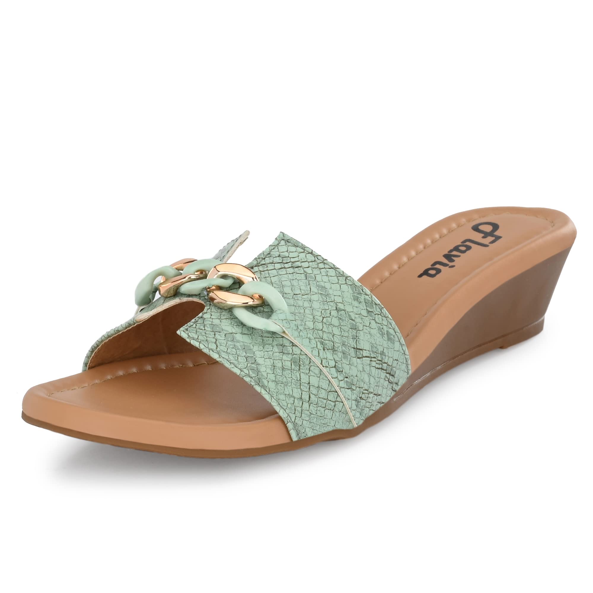Flavia womens FLS-7 Sandal BLUE 5 (B0B6JBGZLD) Amazon Price History, Amazon Price Tracker