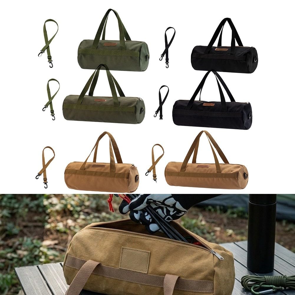 Bolsa Multiusos para lona Impermeable para Electricistas Bolsa(Large Black)